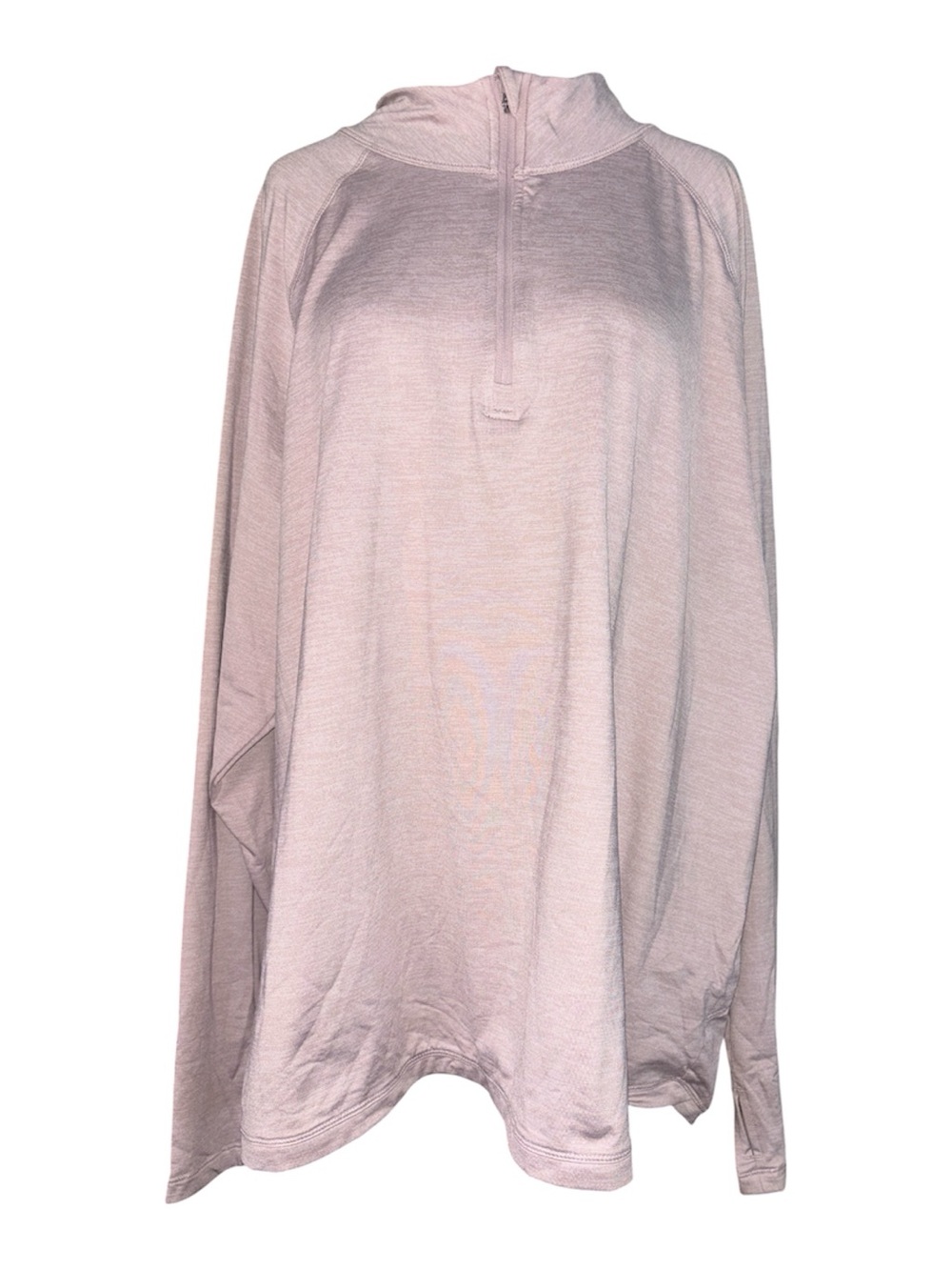 Jockey Light Pink Women's Quarter-Zip Long Sleeve Pullover